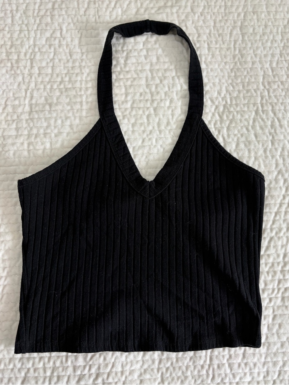 Black Halter Top